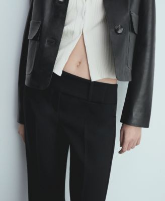 Women's Satin Pleated Pants