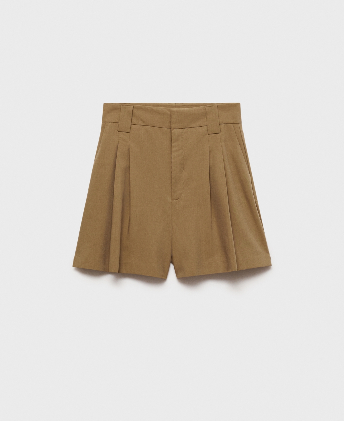Mango Women's Pleated Suit Bermuda Shorts
