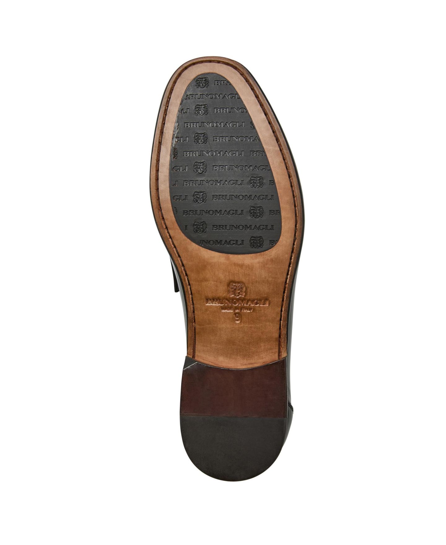 Мужские туфли Bruno Magli Trieste Dress Shoe, цвет: Чёрный кожаный — фото 4