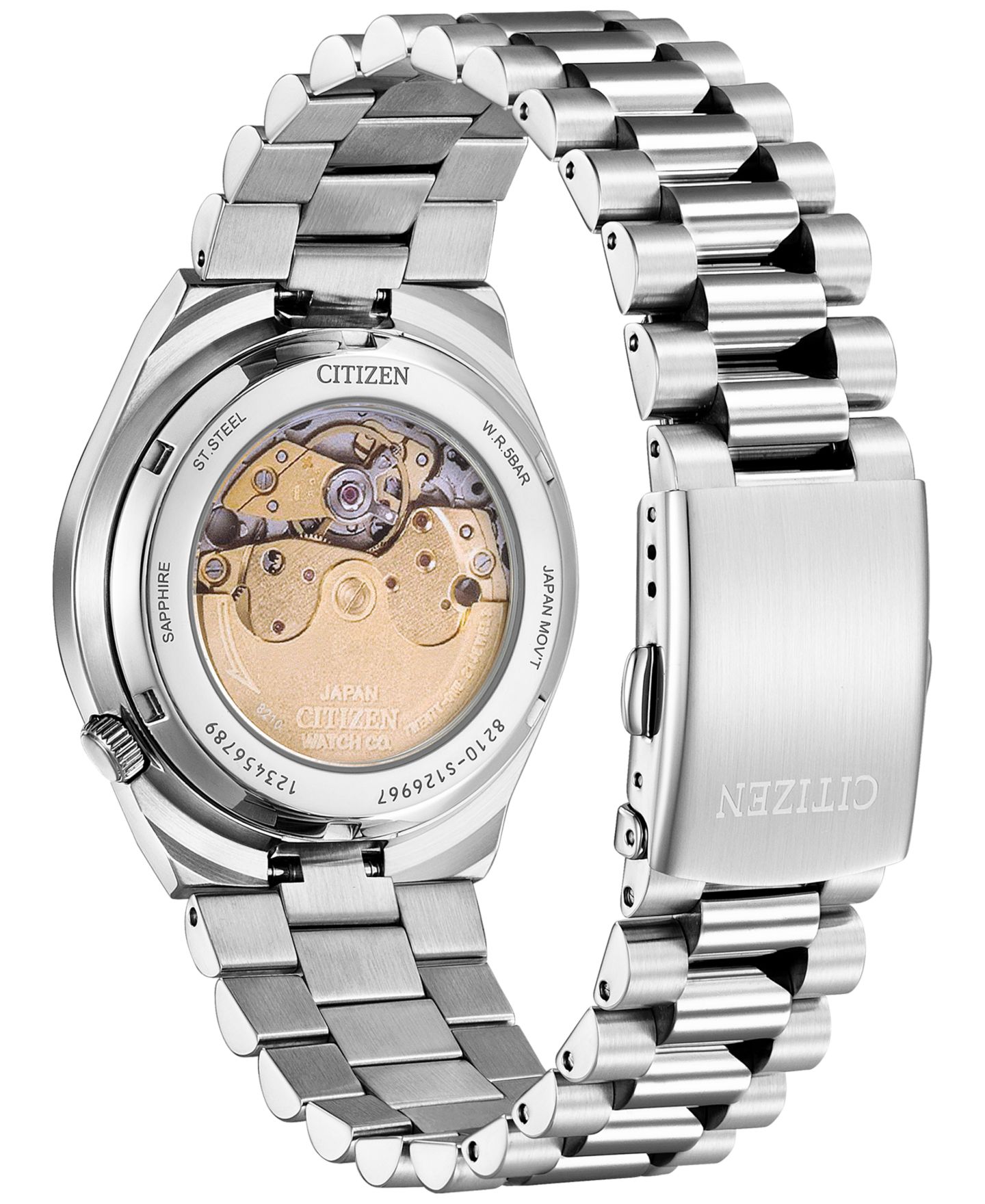 Мужские часы Citizen Automatic Tsuyosa Stainless Steel Bracelet Watch 40mm — фото 3