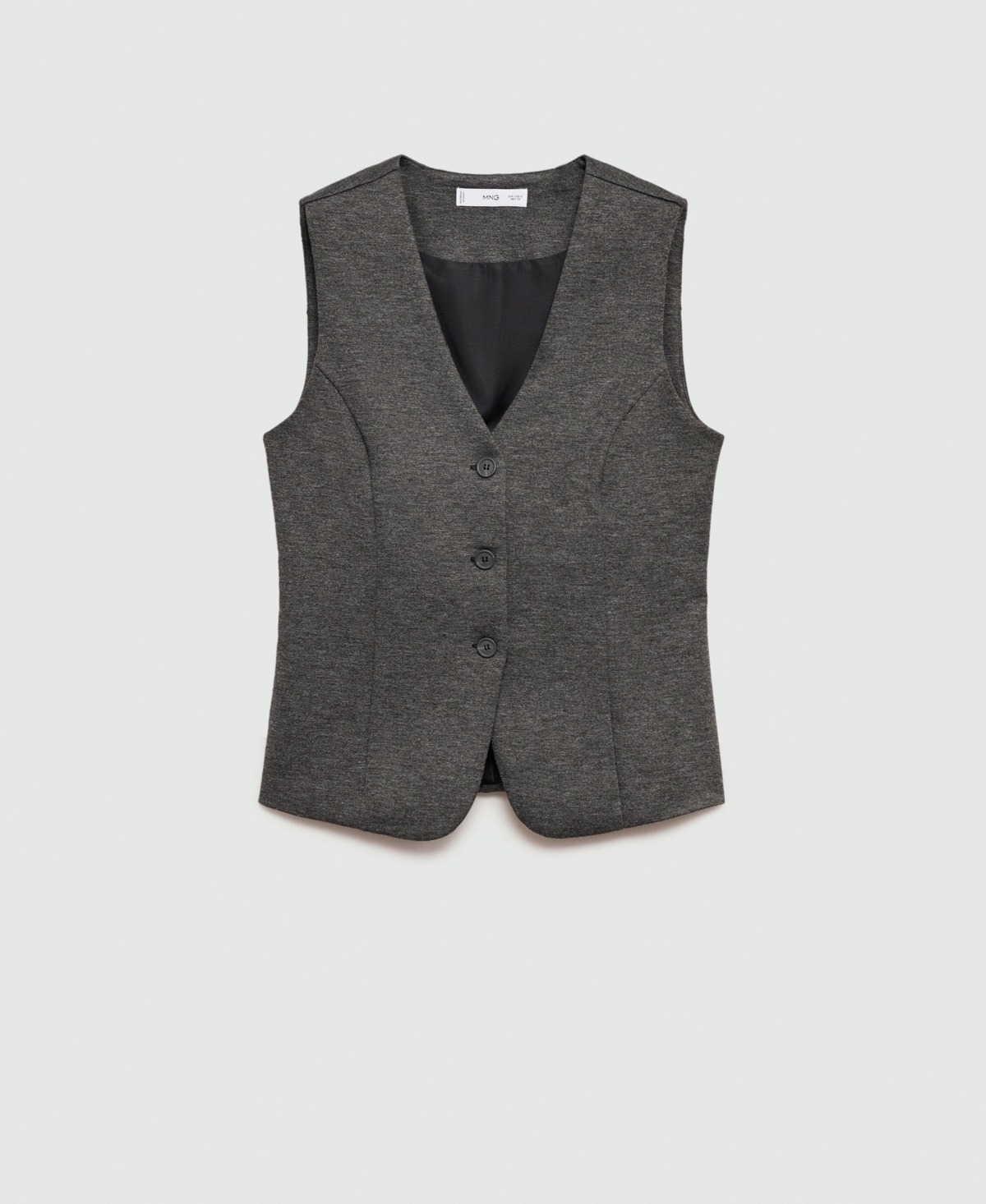 Mango Women's Buttons Detail Fitted Vest
