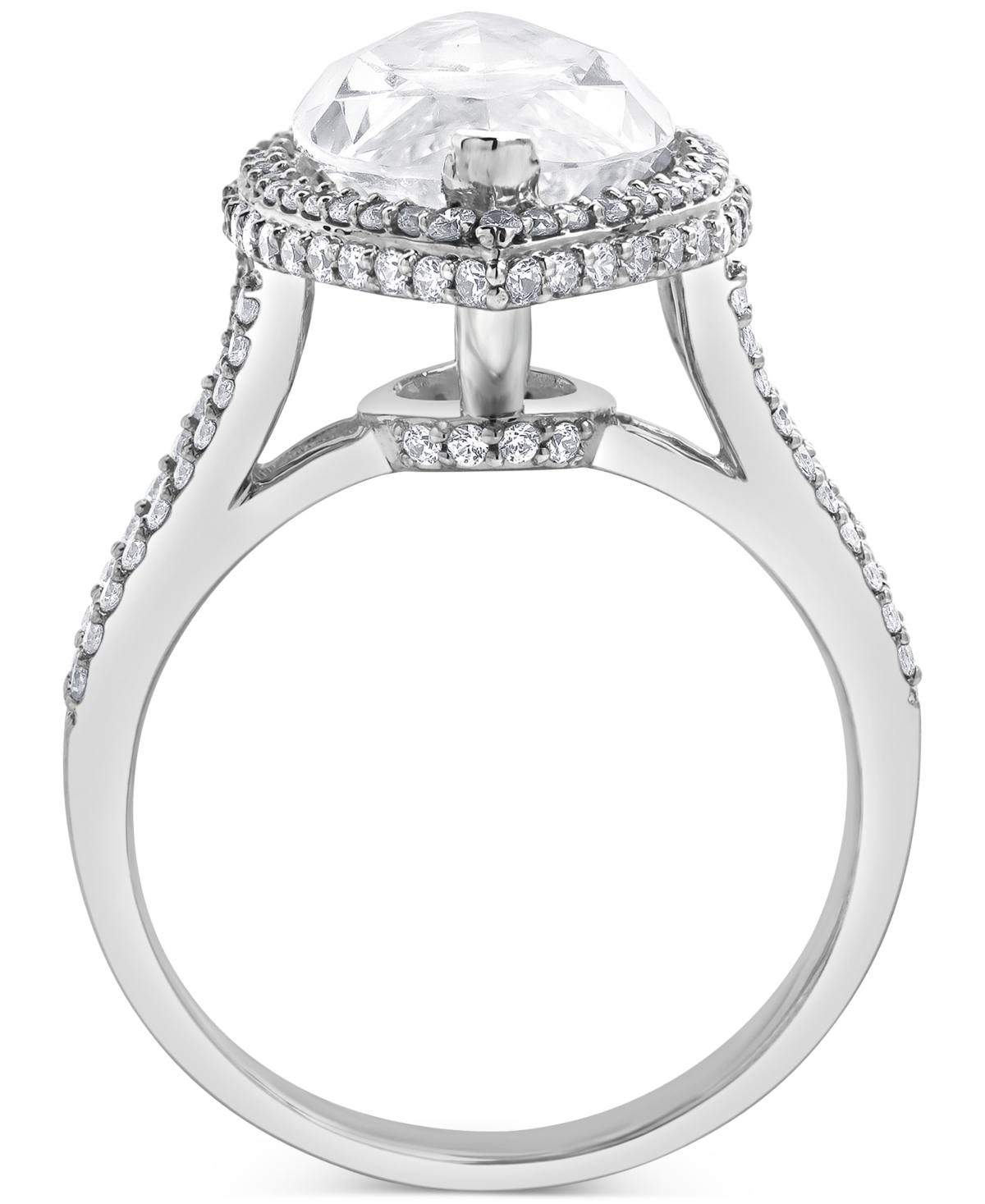 Badgley Mischka Igi Certified Lab Grown Diamond Marquise Halo Engagement Ring (5-5/8 Ct. T.w.) In 14k White, Yellow In White Gold