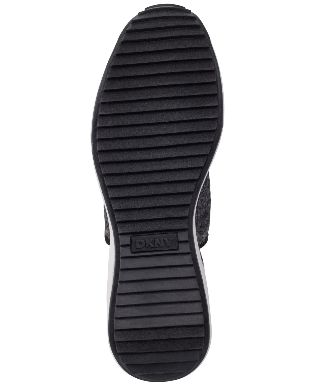 Shop Dkny Women's Keeva Wedge Sneakers In Black,light Gray