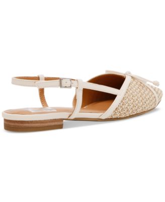 Women's Carsen Bow Pointed-Toe Slingback Flats