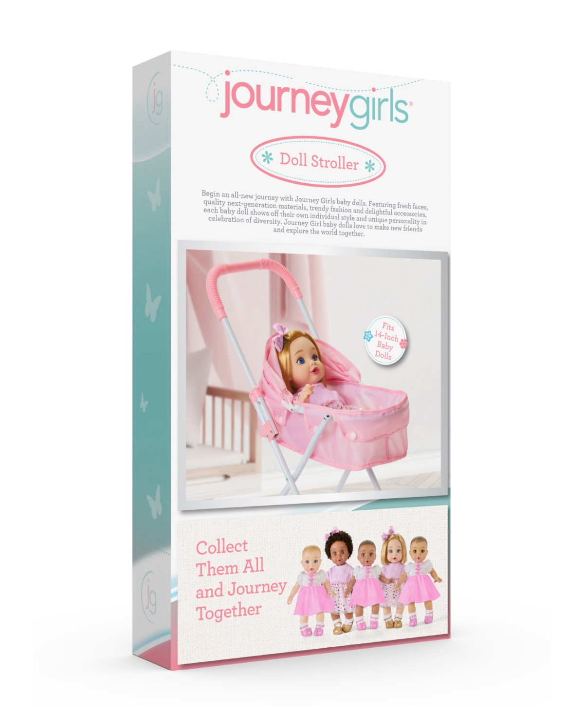 Journey Girls Kids Baby Doll Accessories Doll Stroller Created For Macy s In Light pastel Pink ModeSens