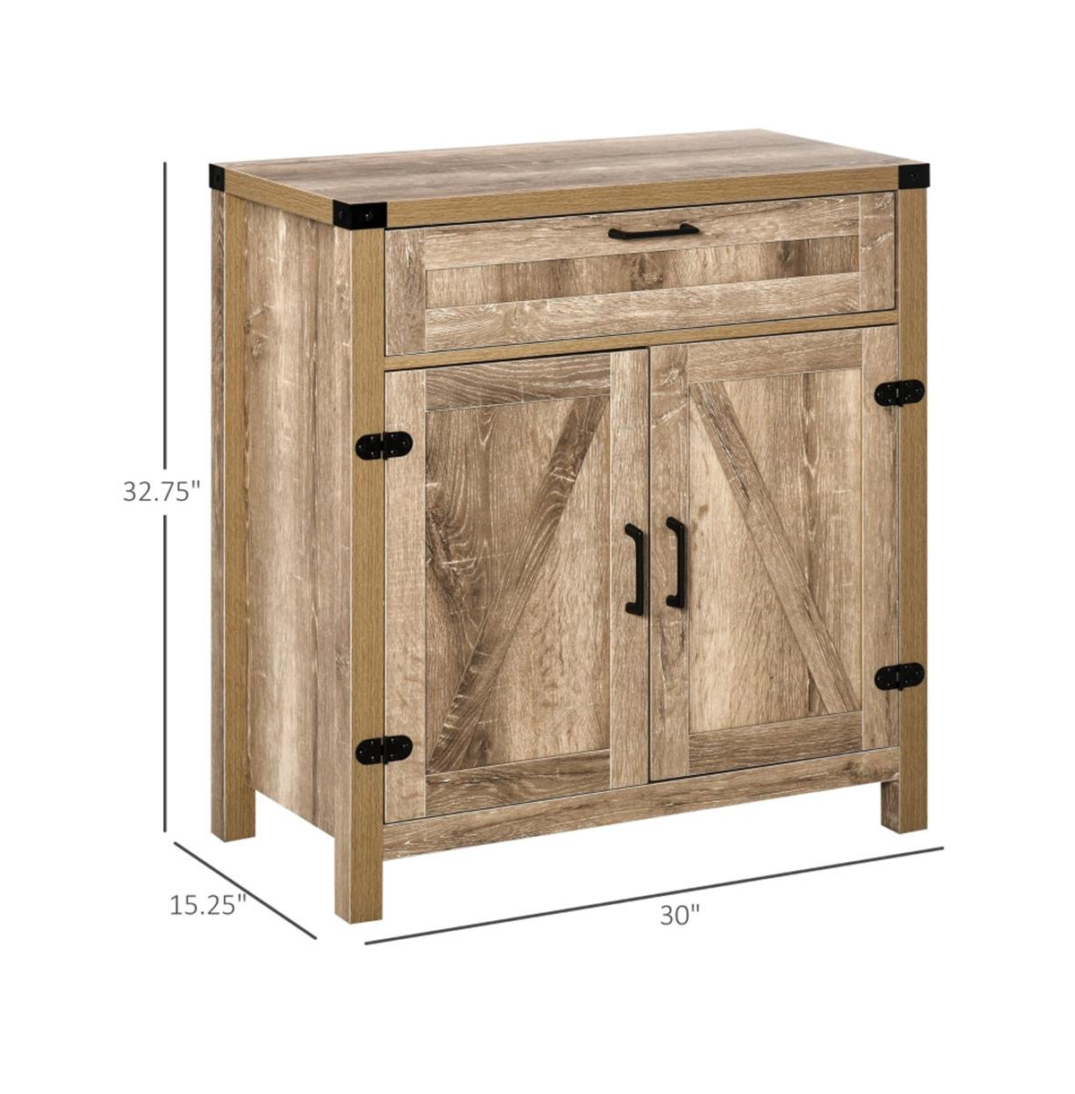 Slickblue ChicKitchen Sideboard & Storage Cabinet – Versatile Coffee Bar Cabinet - Oak