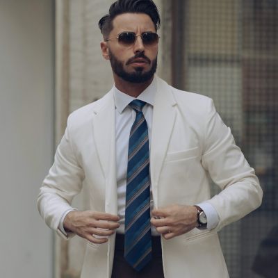 Big & Tall Corso - Silk Jacquard Tie for Men