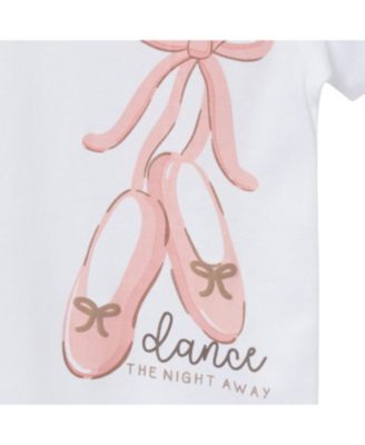 Toddler Girls Short Pajamas Set, 4 Piece