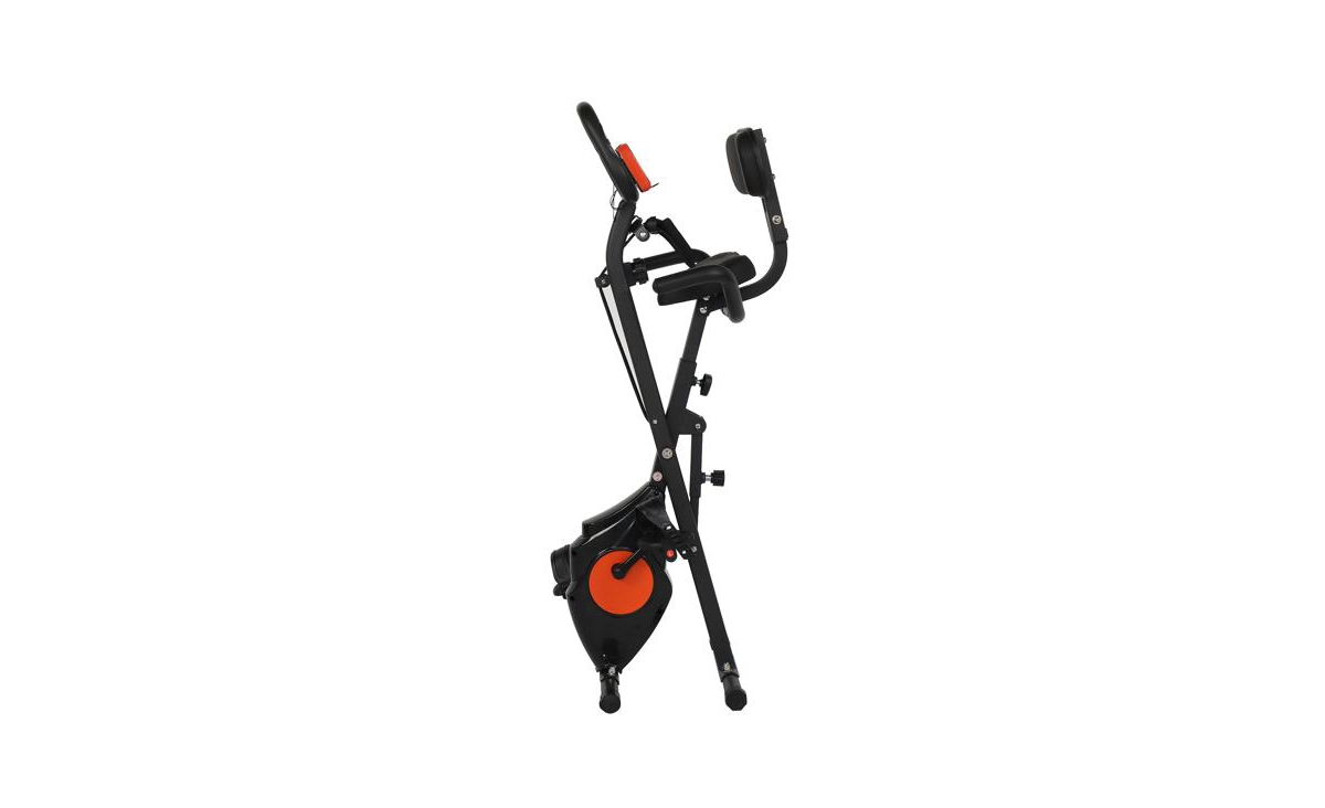 SlickblueHome Folding Exercise Bike for Space-Saving Fitness and Convenient Storage - Black