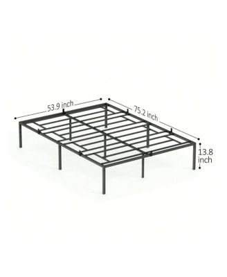 Bed Frame, Metal Platform Bed Frame With Bid Storage Space, Noise Free Bed Frame With Metal Slat Support, No Box Spring Needed, Easy To Assemble