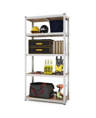 5 Tier Adjustable Garage Shelving Unit with 2000 lbs Max Load for Warehouse