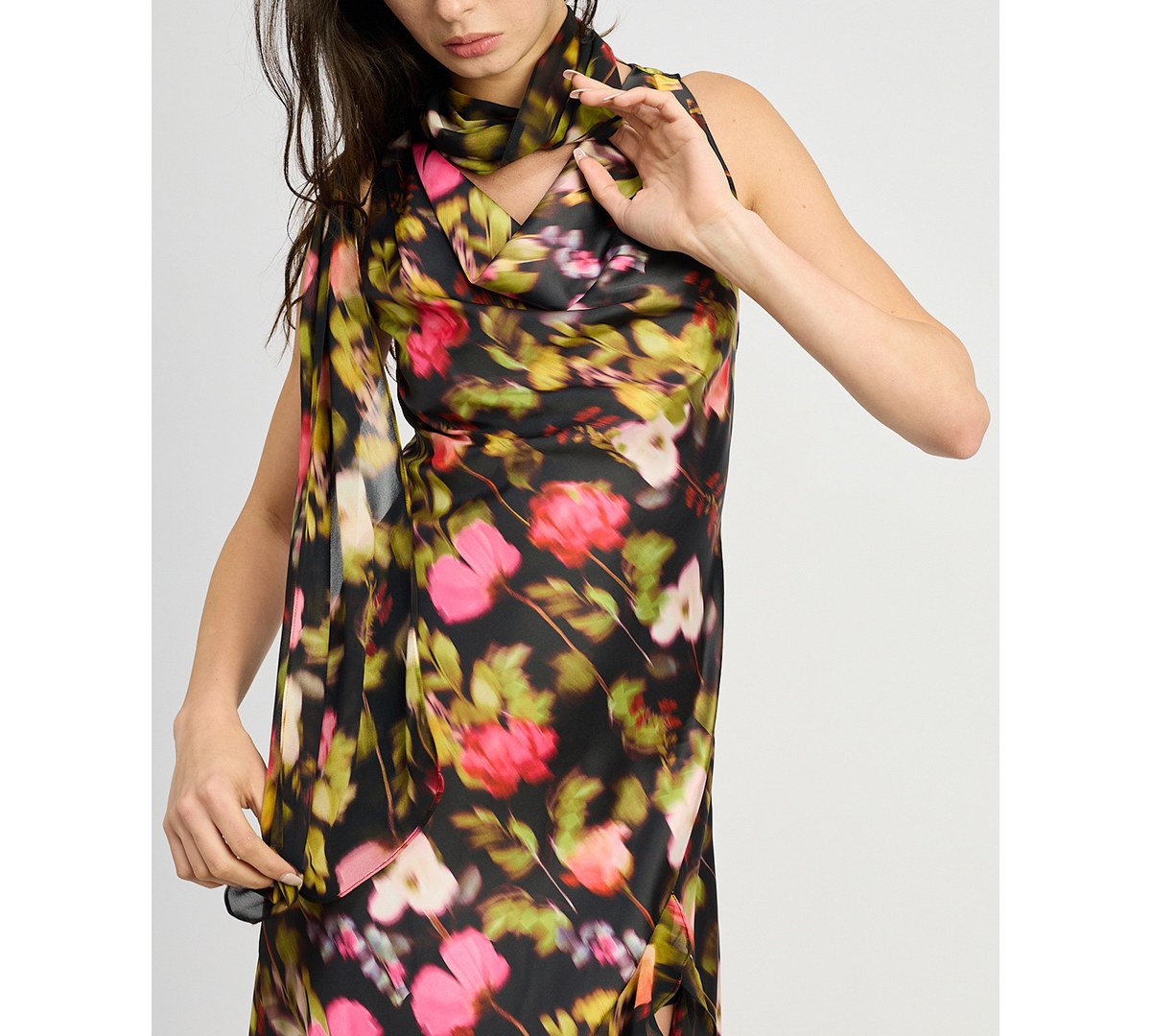 En Saison Maura Midi Dress In Black