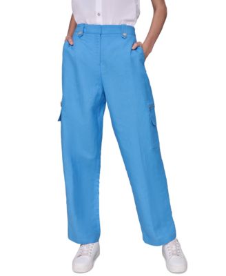 KARL LAGERFELD PARIS - Women's Straight-Leg Cargo Pants