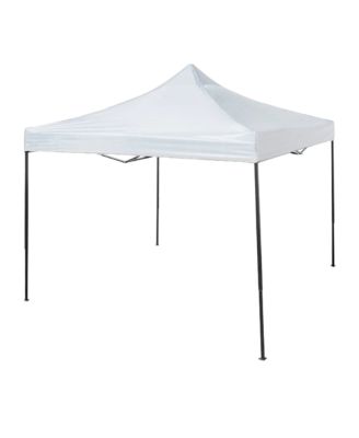6 1/2-by-6 1/2-Foot Folding Pop-Up Shade Canopy, White