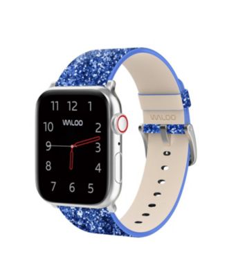 Waloo Leather Bling Band For Apple Watch - Blue 25$