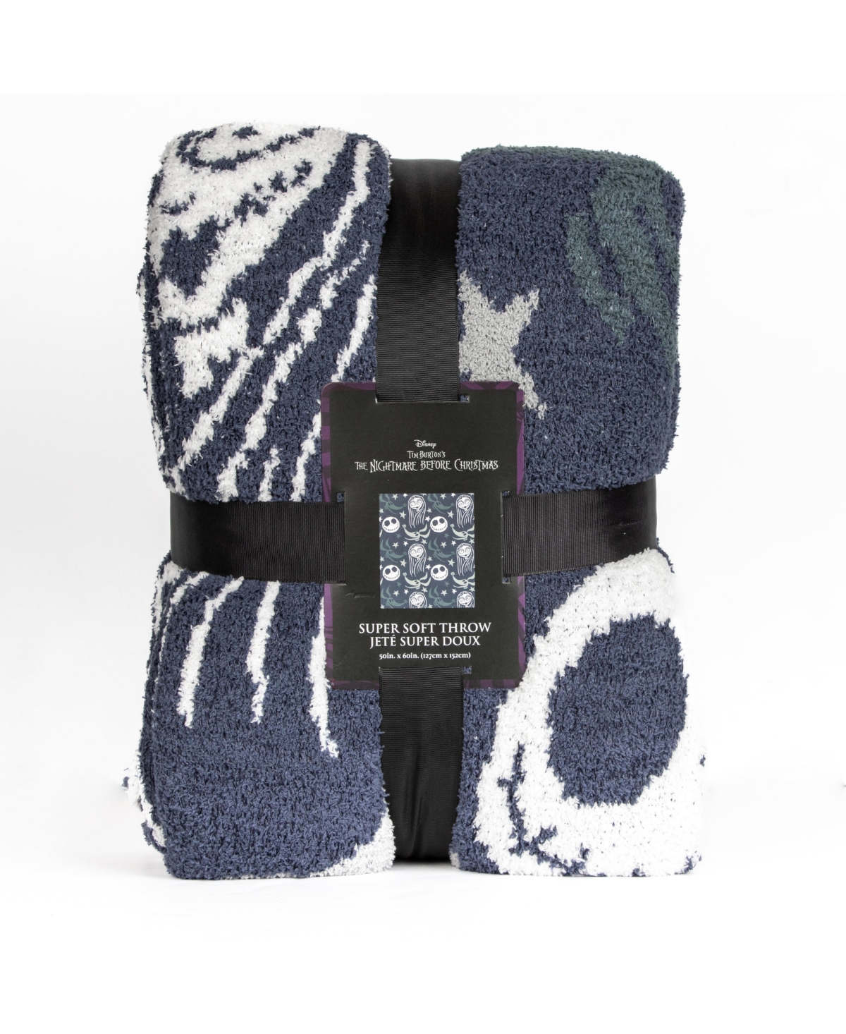 Saturday Park Disney Nightmare Before Christmas Feather Knit Fluffy Throw Blanket