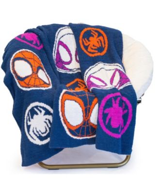 Spidey & His Amazing Friends Spidey Friends 50x60 Feather Knit Throw Blanket