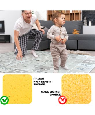Super Soft Plush Surface ABC Playmat for Toddlers & Infants