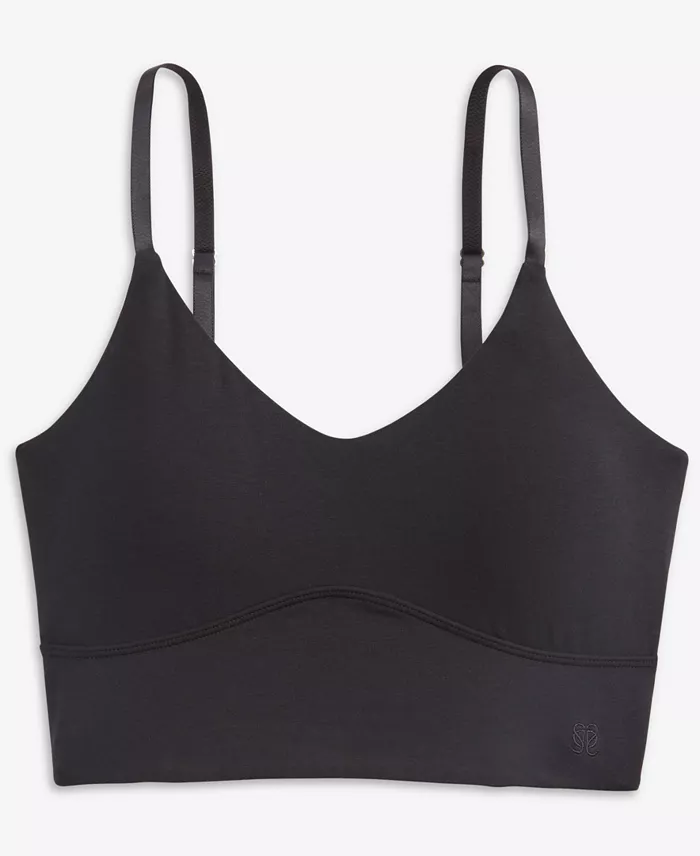 Women's Longline Cropped Bralette - thumbnail 5