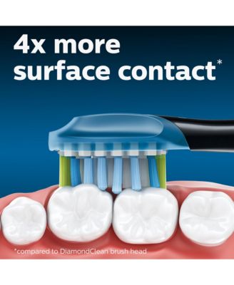 Philips Premium Plaque Control replacement toothbrush heads Black 2-pk