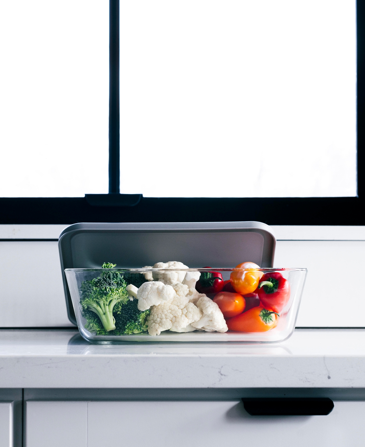 Shop Dura Living 2-piece 11 Cup Rectangular Food Storage And Meal Prep Container Set In Gray