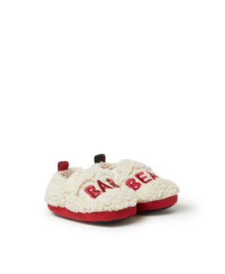 Baby Buffalo Check Bear Closed Back Slipper