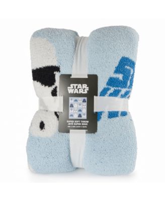 Star Wars The Blue Side 50x60 Feather Knit Throw Blanket
