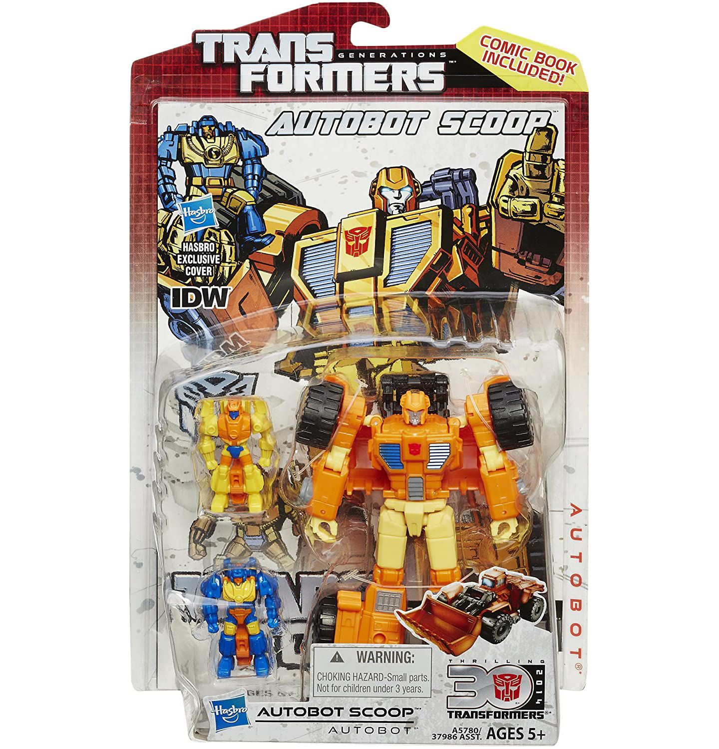 Фигурка Transformers Scoop из 3 предметов, класс Deluxe, от 5 лет — фото 6