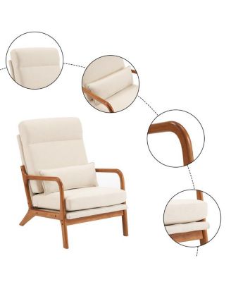 High Back Indoor Leisure Chair Stylish and Comfortable Seating for Relaxation