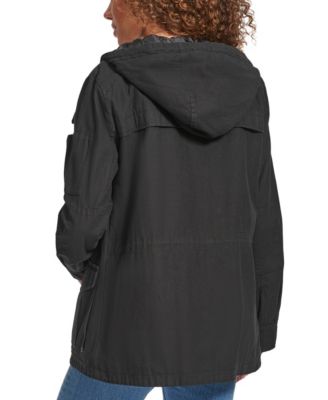 Women's Hooded Military Jacket