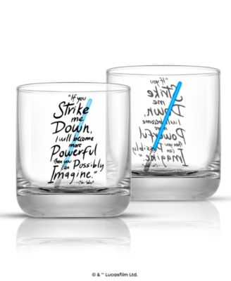 JoyJoly Star Wars Lightsaber Collection Drinking Glasses, Set of 6