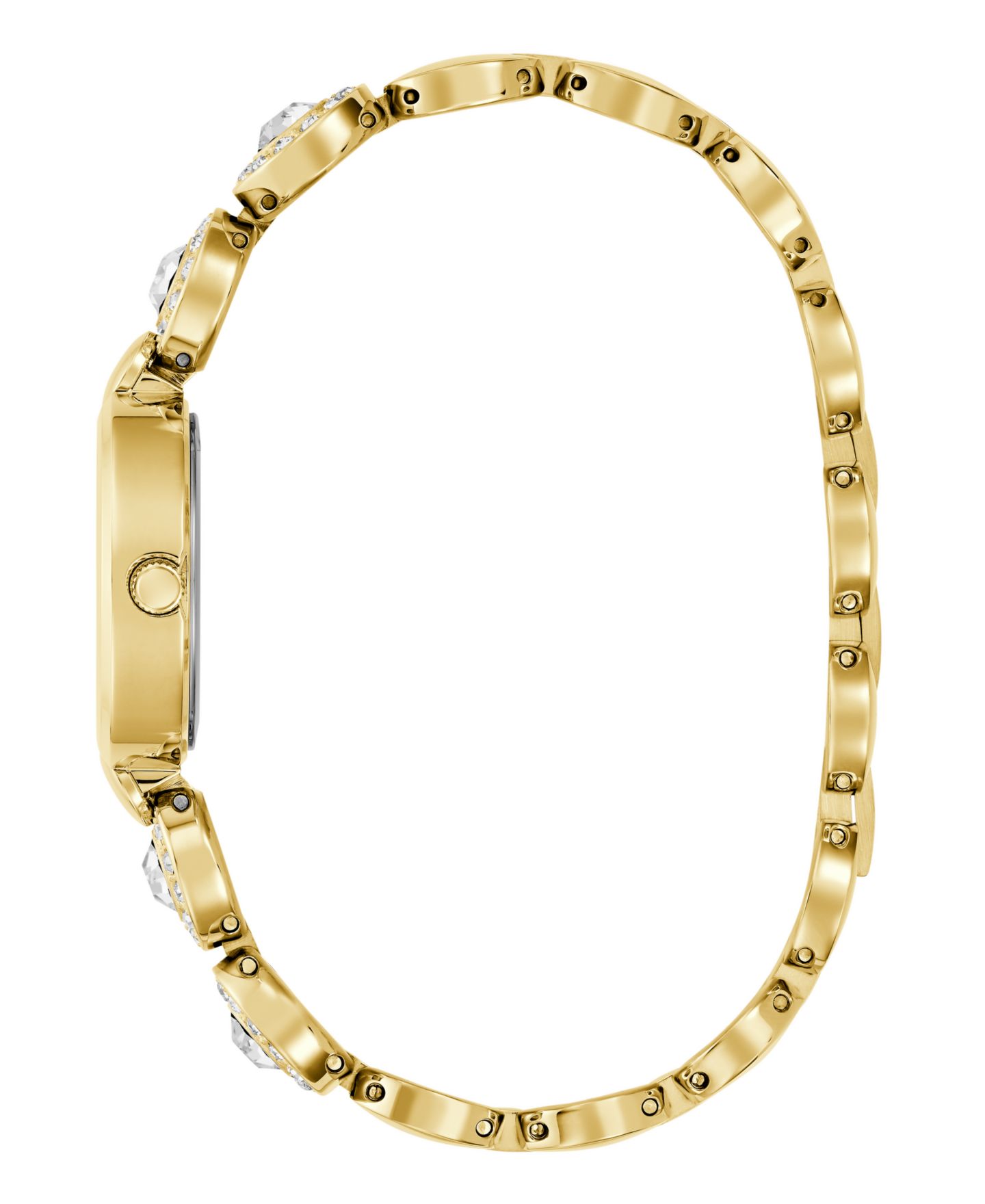 Женские часы GUESS Analog Gold Tone Stainless Steel Watch, 26 mm — фото 2
