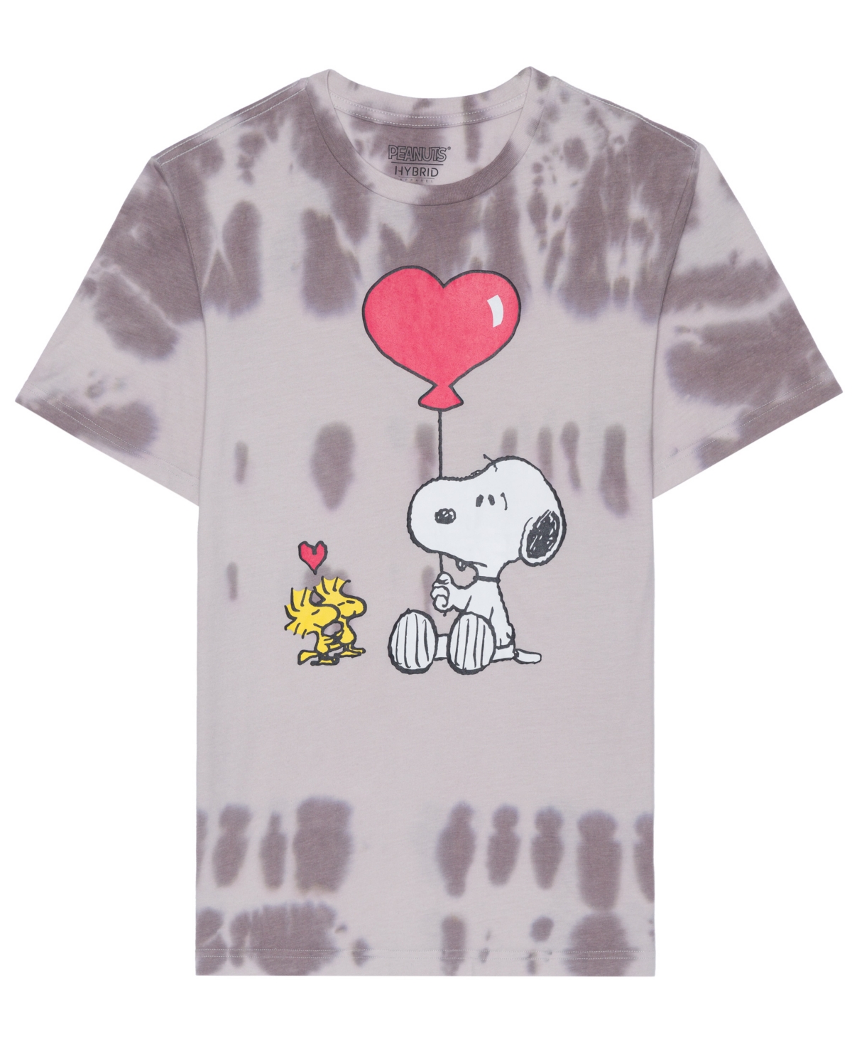 Men's Peanuts Washed Short Sleeve Tee - Grey Wash