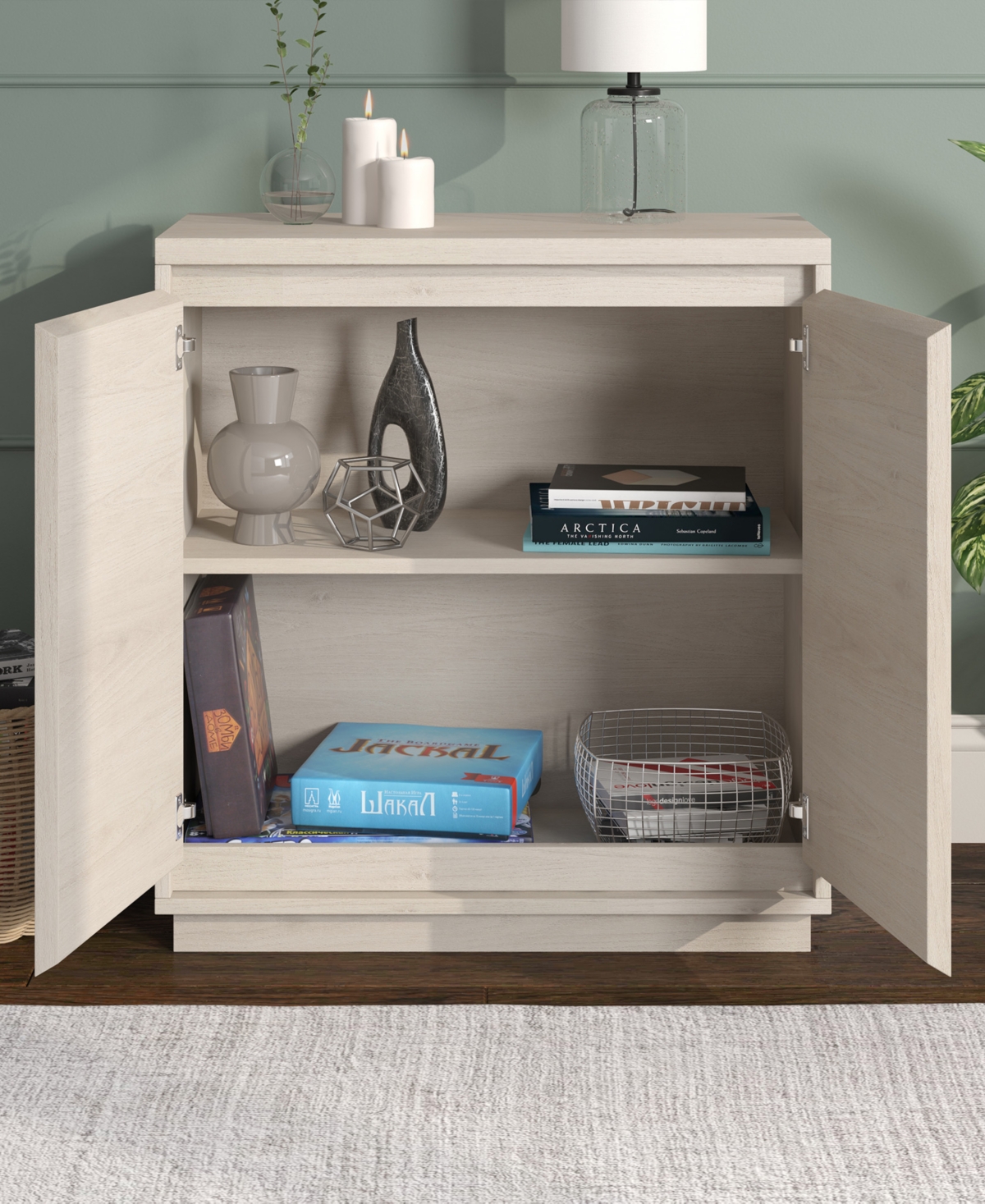 HUDSON & CANAL 30" PRESQUE WIDE RECTANGULAR ACCENT CABINET 