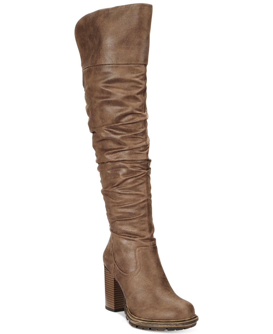 Seven Dials Senorita Over The Knee Slouchy Lug Boots   Boots   Shoes