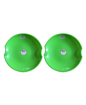 Paricon 626-G Flexible Flyer Flying Saucer Sled, 26 In Diameter, Green (2 Pack