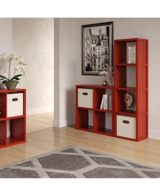 Solid Wood 4 Tall Cube Organizer