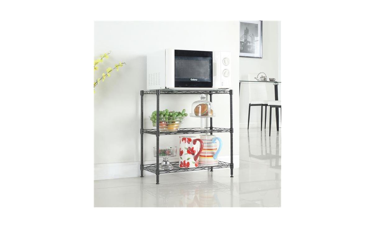 Slickblue Concise 3-Layer Storage Rack Sleek and Functional Organization Solution