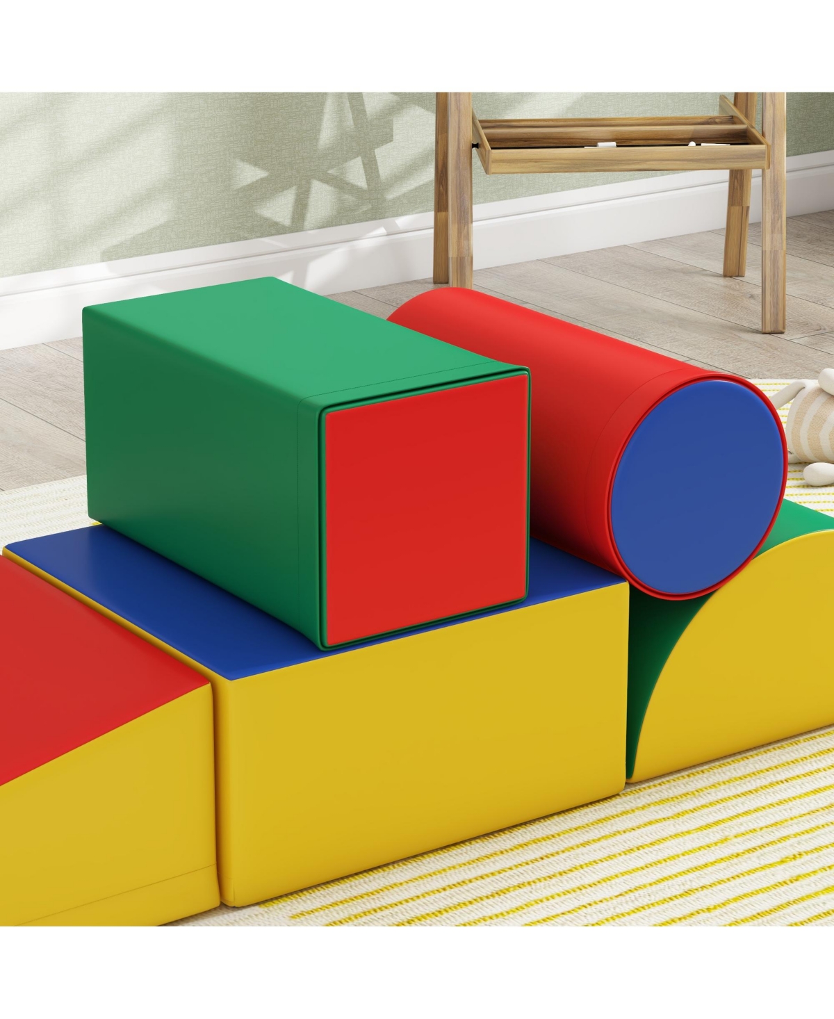 Soozier 5 Piece Climb and Crawl Activity Play Set,- Assorted