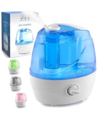 0.66-Gallon, 2.5 Liter Cool Mist Ultrasonic Humidifier for Home