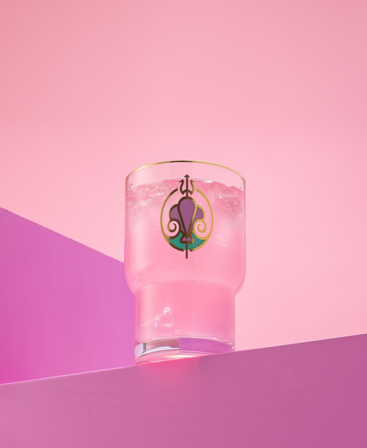 JOYJOLT DISNEY PRINCESS ICONIC SHORT DRINKING GLASSES, SET OF 6 