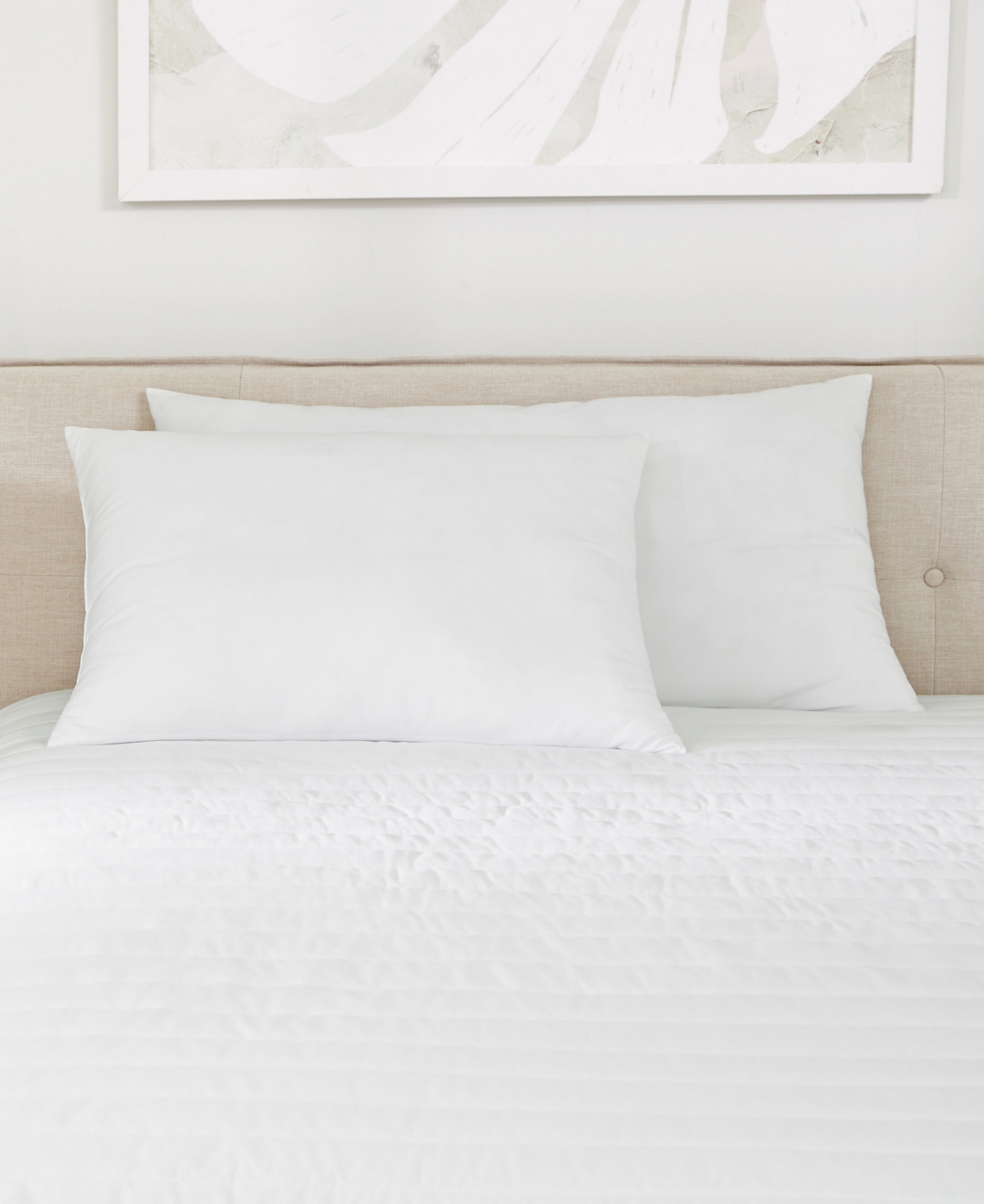 Ienjoy Home Plush Hypoallergenic Microfiber 2-pack Pillow, King In White
