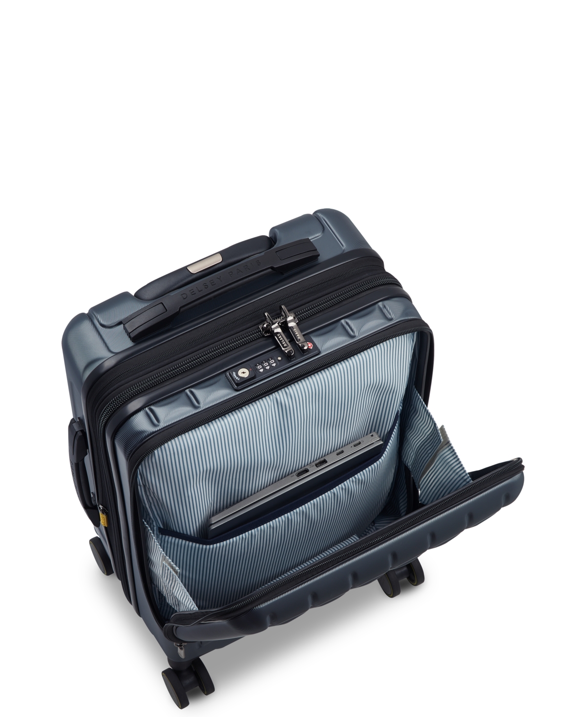 Delsey Paris Shadow 6.0 Front Pocket Carry-on Luggage In Anthracite