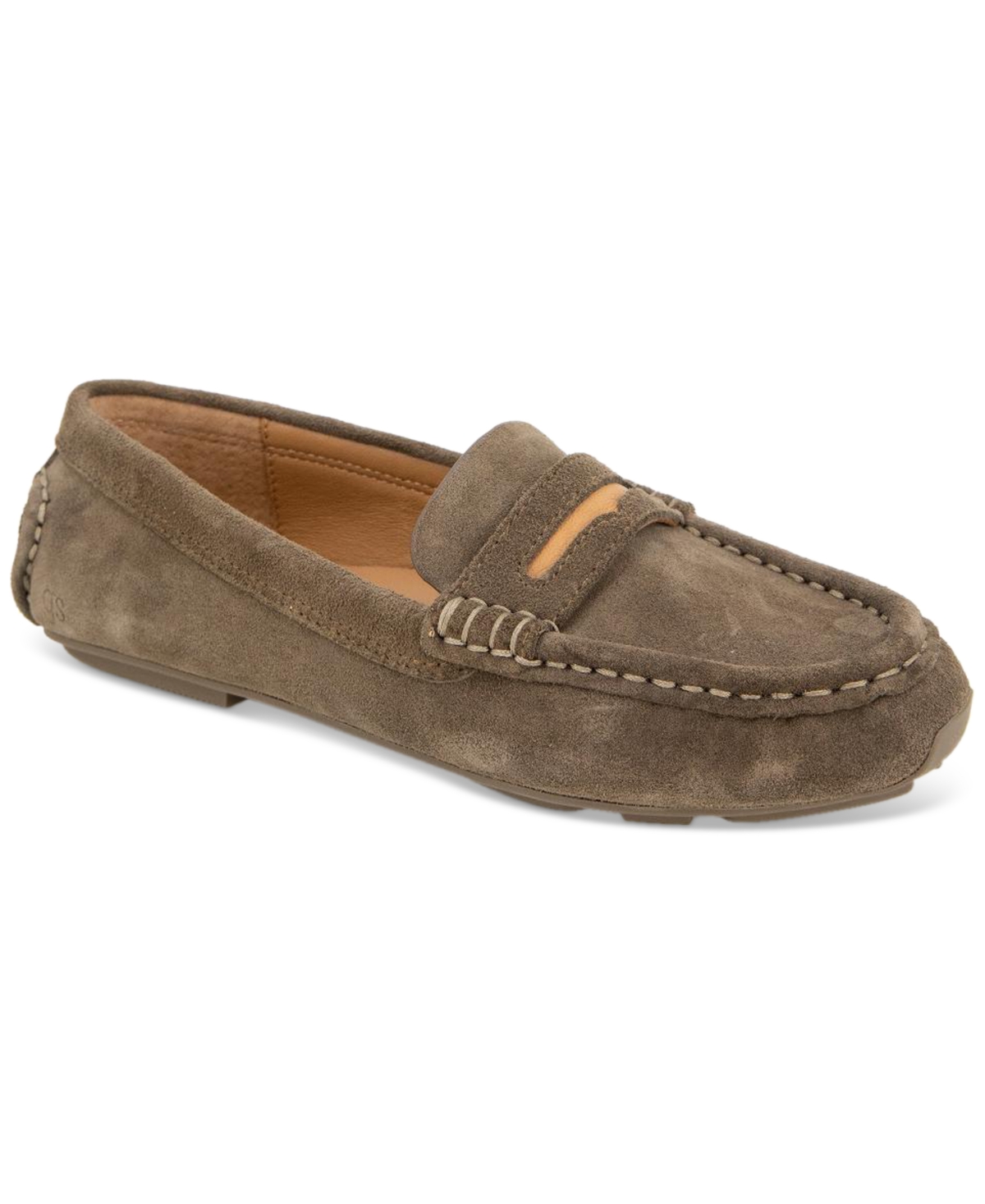 Gentle Souls Women's Madison Loafer Flats In Shitake Suede
