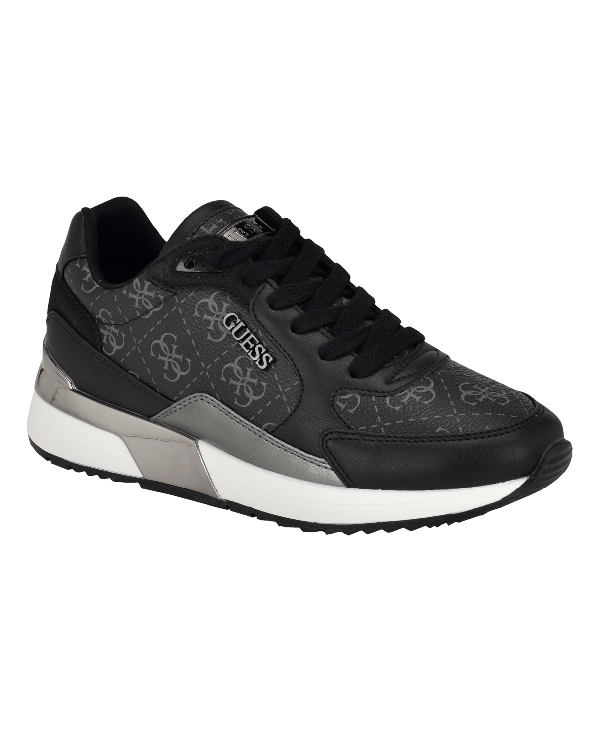 Guess Moxea Sneaker In Black Logo