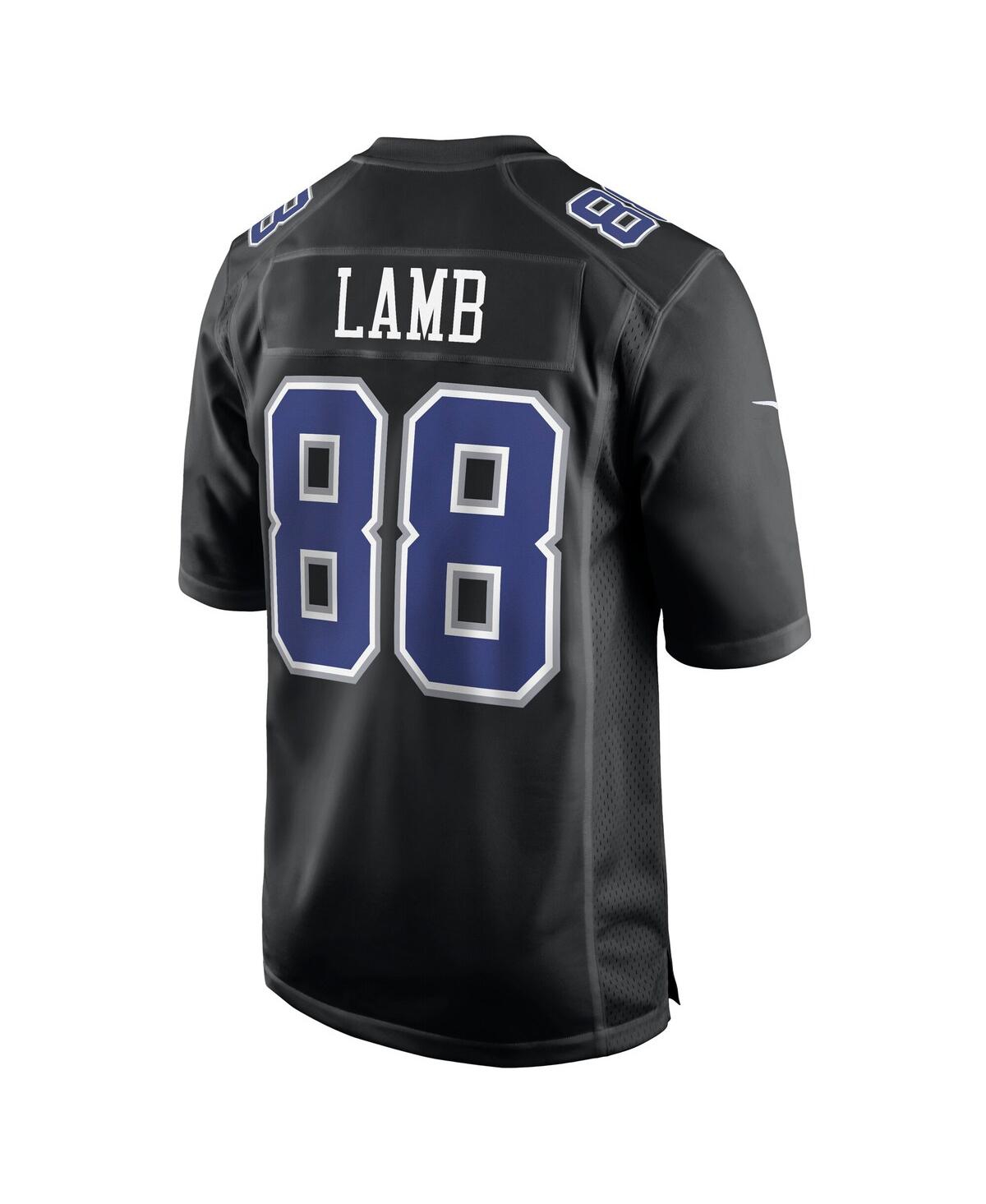Nike Men's CeeDee Lamb CarbonDallas Cowboys Fashion Game Jersey - Black
