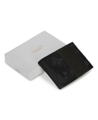Men's Camo Collection Leather Top Wing Wallet