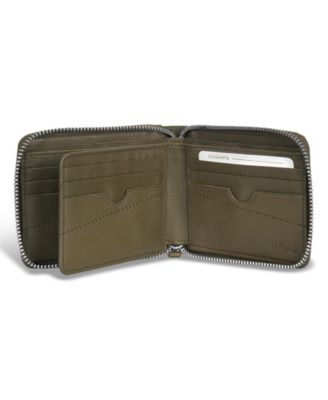 Men's Camo Collection Leather Zip Around Wallet