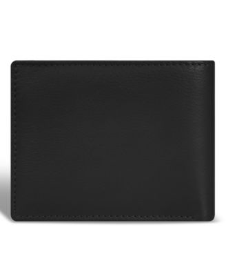 Men's Onyx Collection Leather Zip Bi-Fold Wallet