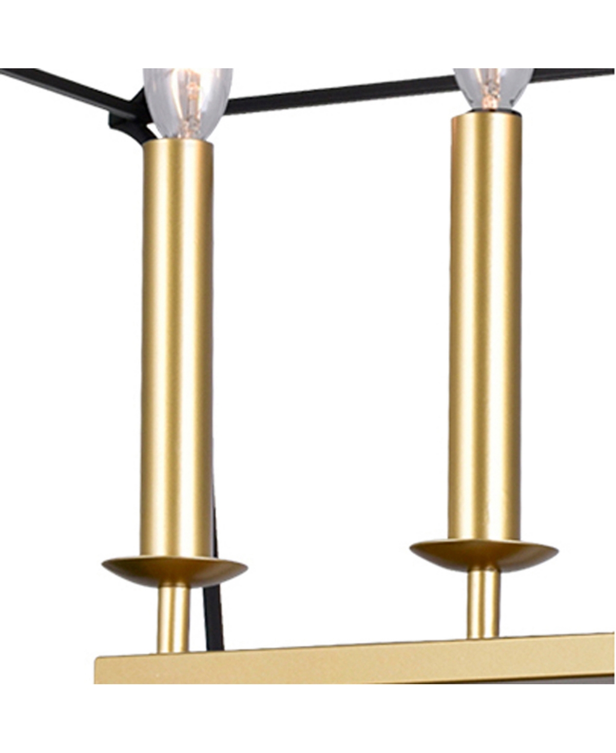 CWI LIGHTING 18" METAL TUDOR 6 LIGHT ISLAND AND POOL TABLE CHANDELIER 